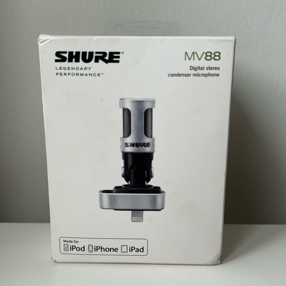 Shure MV88 Microphone iOS Brand New never opened